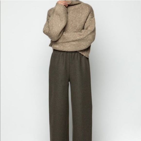 OAK + FORT Pants - Oak + Fort Elastic Waist Pant